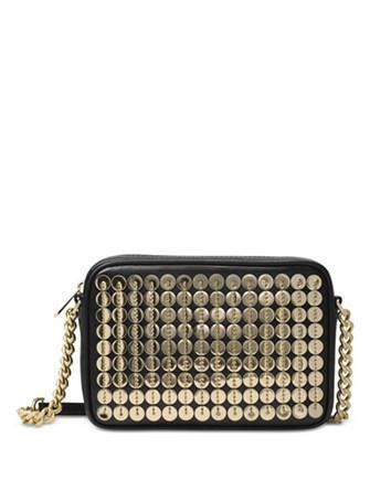 Michael Kors Sequins Pouch Medium Camera Leather 